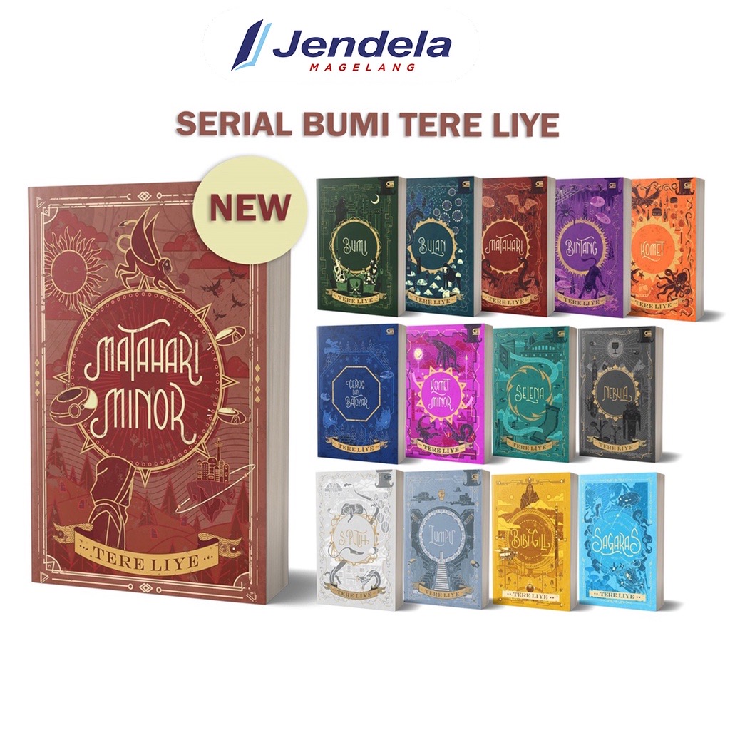 Novel Tere Liye Series Bumi ILY Matahari Minor Bulan Sagaras Bibi Gill Seri Lengkap