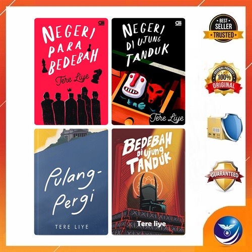Tere Liye - SERIAL AKSI : #1 NEGERI PARA BEDEBAH (NEW COVER 2018) - #2 NEGERI DI UJUNG TANDUK - #5 PULANG-PERGI - #6 BEDEBAH DI UJUNG TANDUK